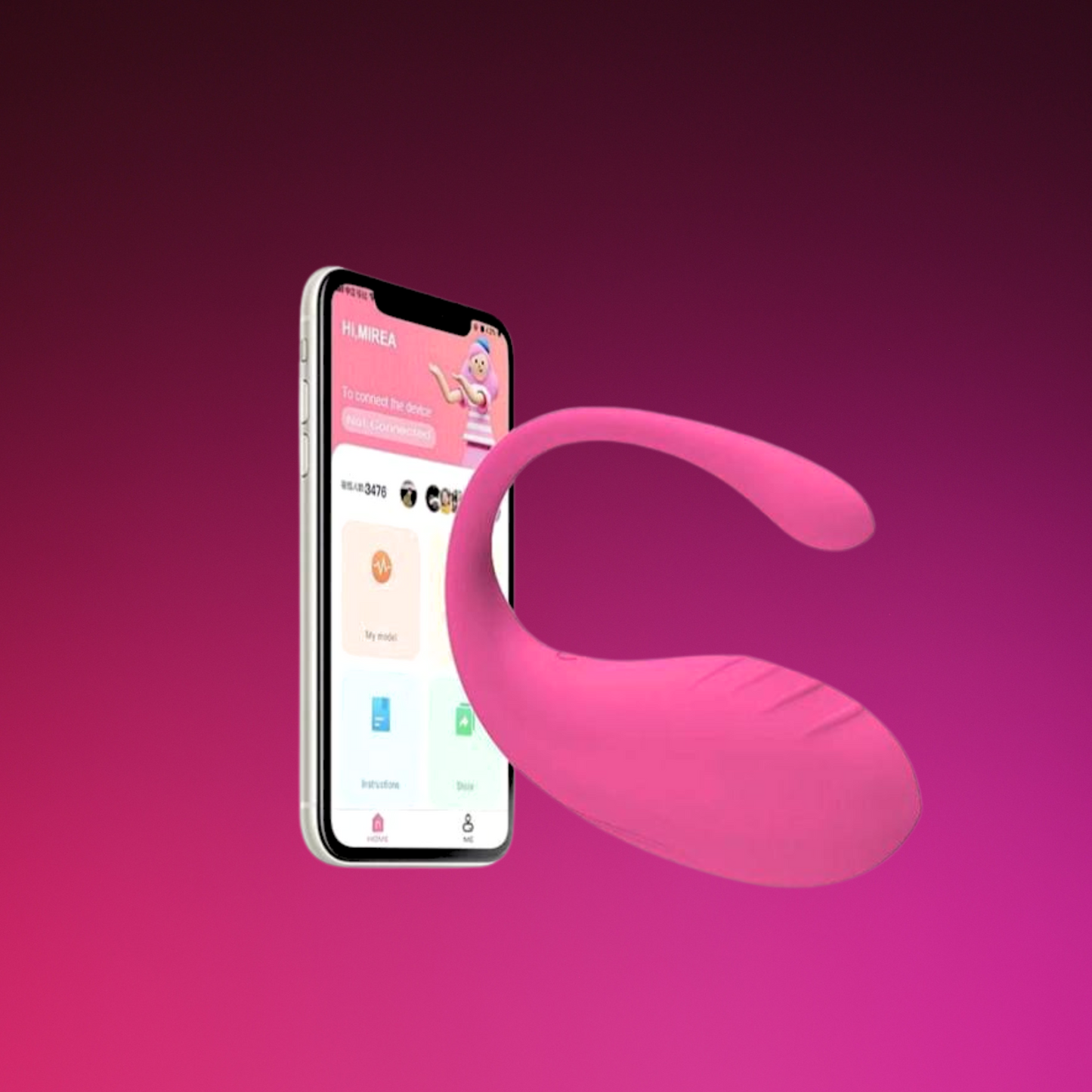 PulsePlay Curve" – App-Controlled Wearable Vibrator