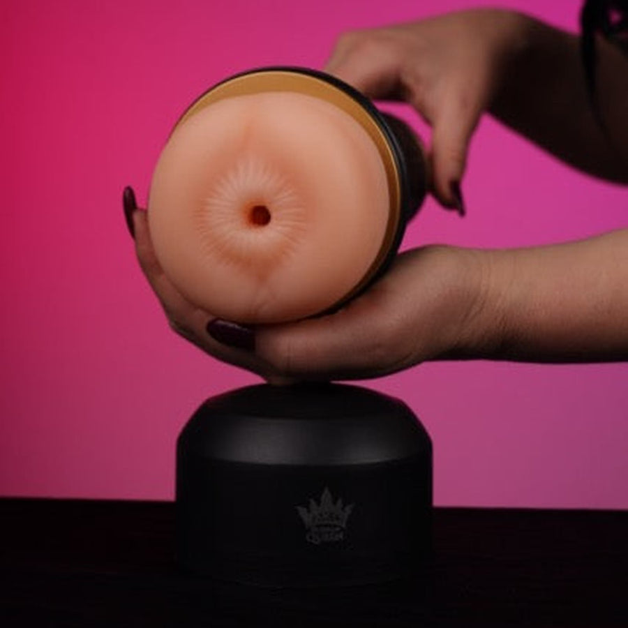 Bumbinna – Realistic Male Masturbator on a pink studio backdrop